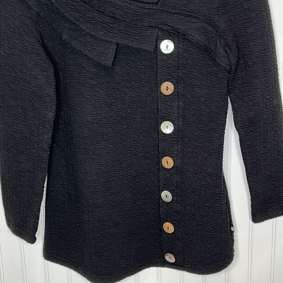 Neon Buddha Cross Over Long Sleeve Top Size Medium** - Picture 3 of 13